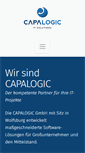 Mobile Screenshot of capalogic.de