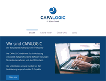 Tablet Screenshot of capalogic.de
